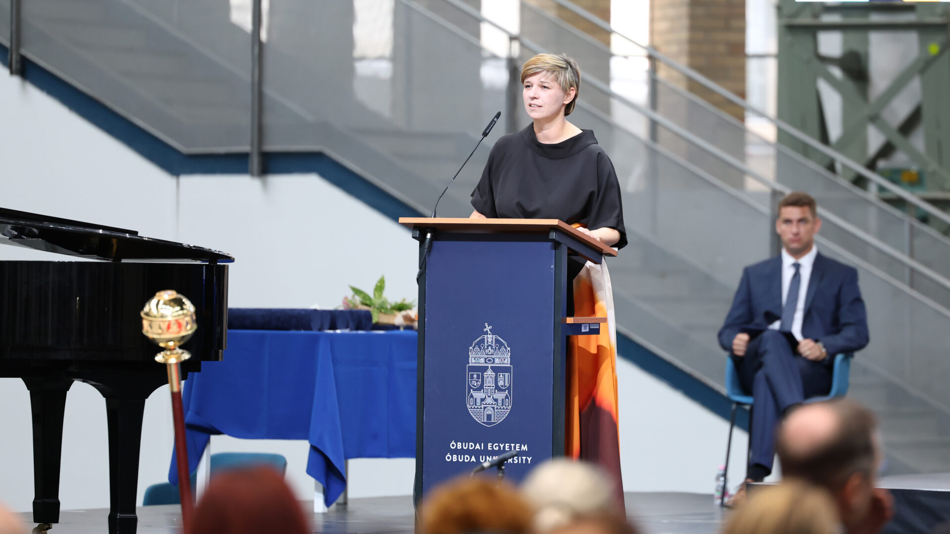 Dr. Veronika Varga-Bajusz at the Opening Ceremony