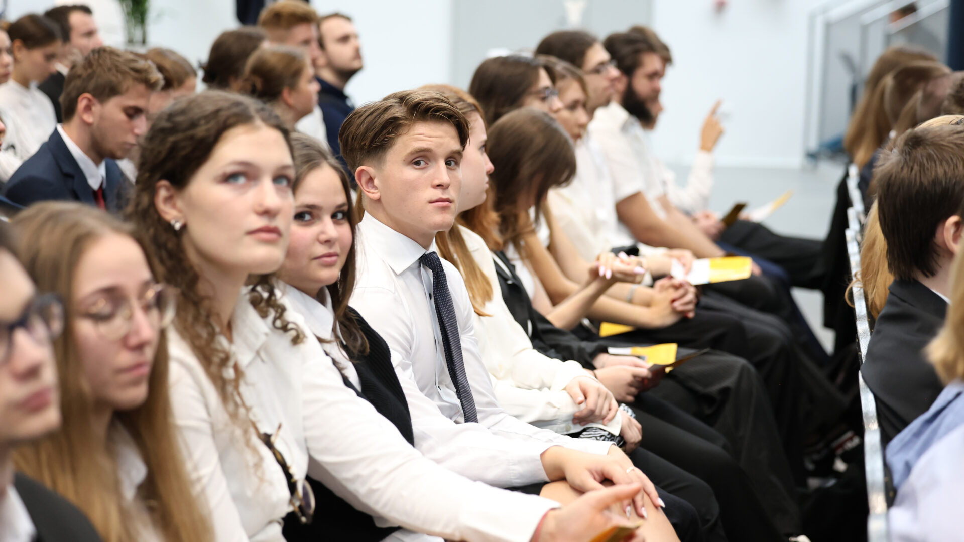 Students at the Opening Ceremony of Obuda University