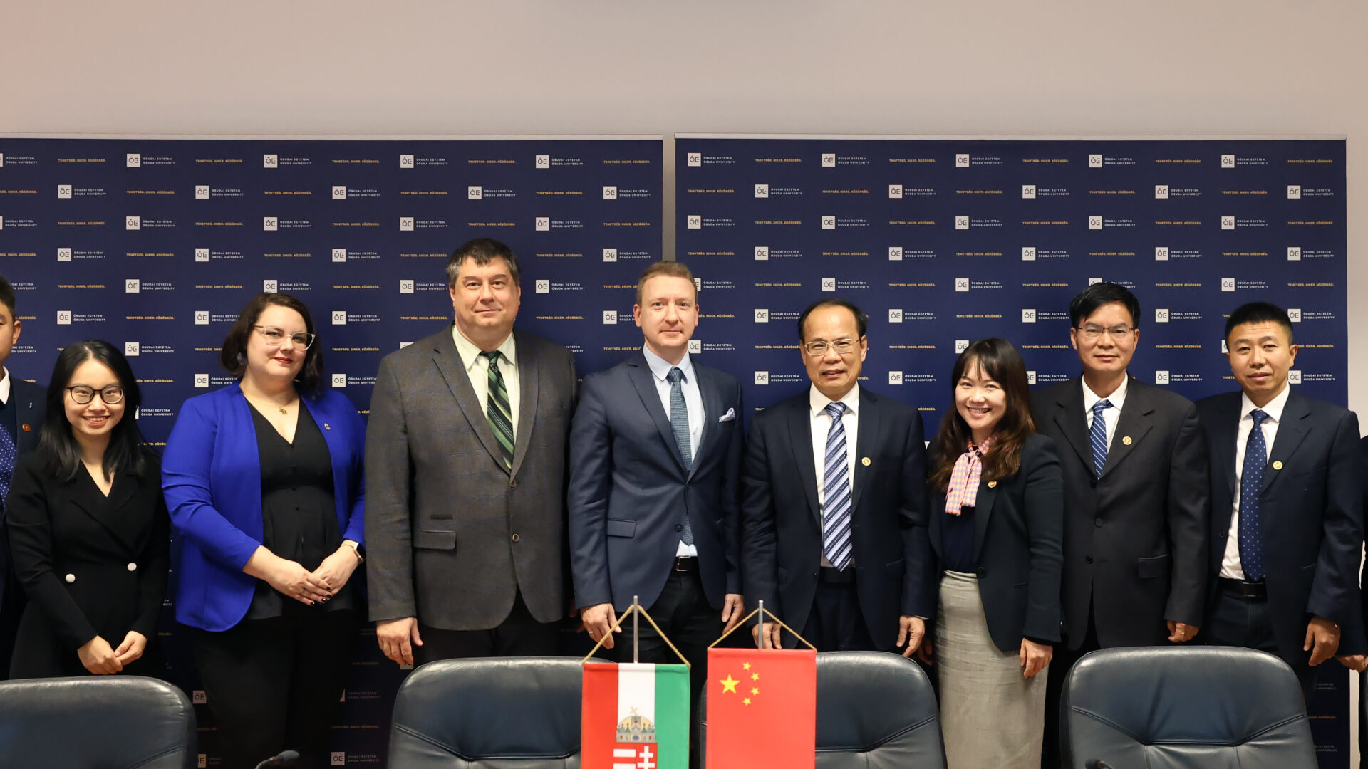 The delegation from Guangdong University of Technology