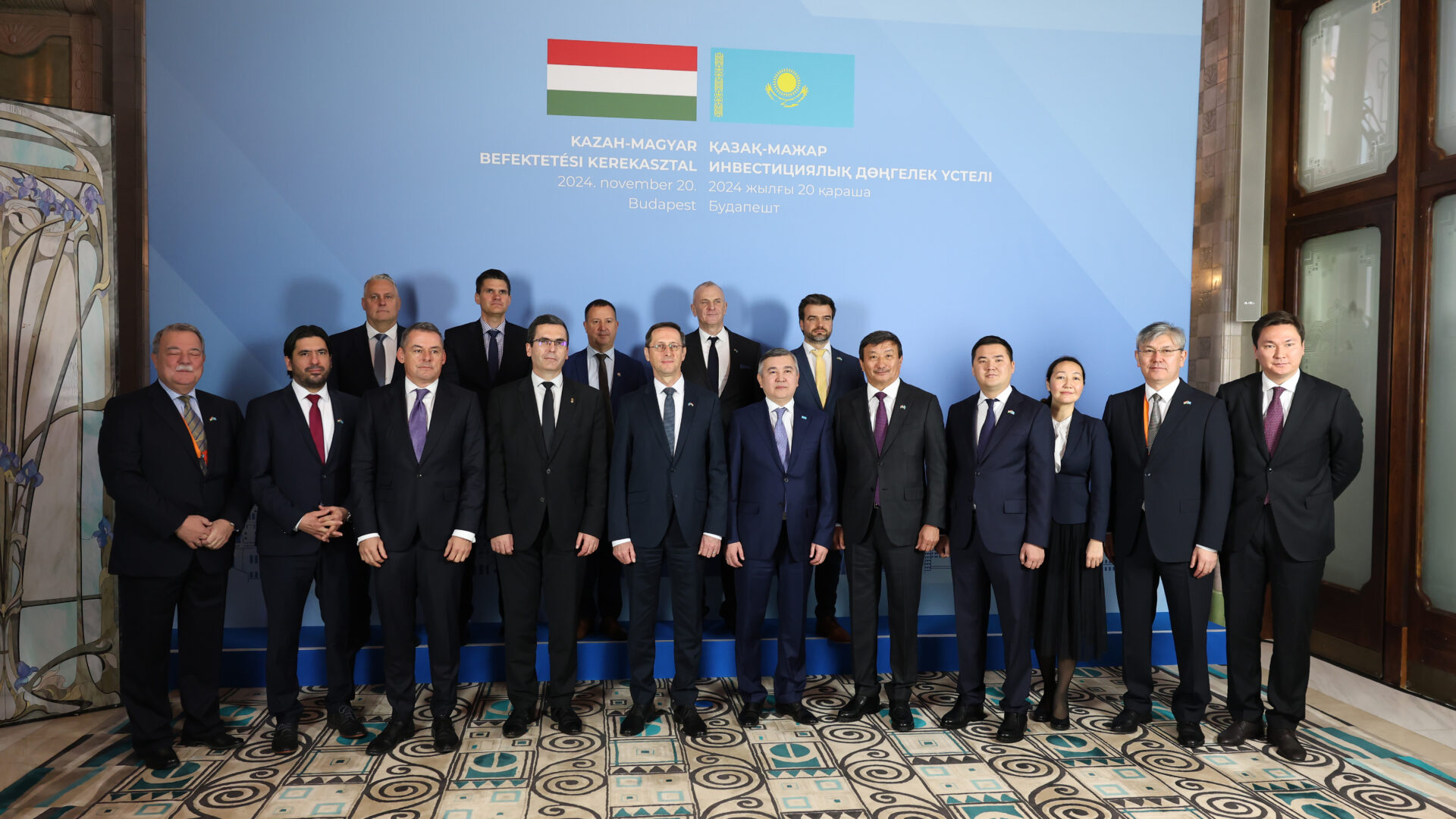 Hungarian delegation in Kazakhstan