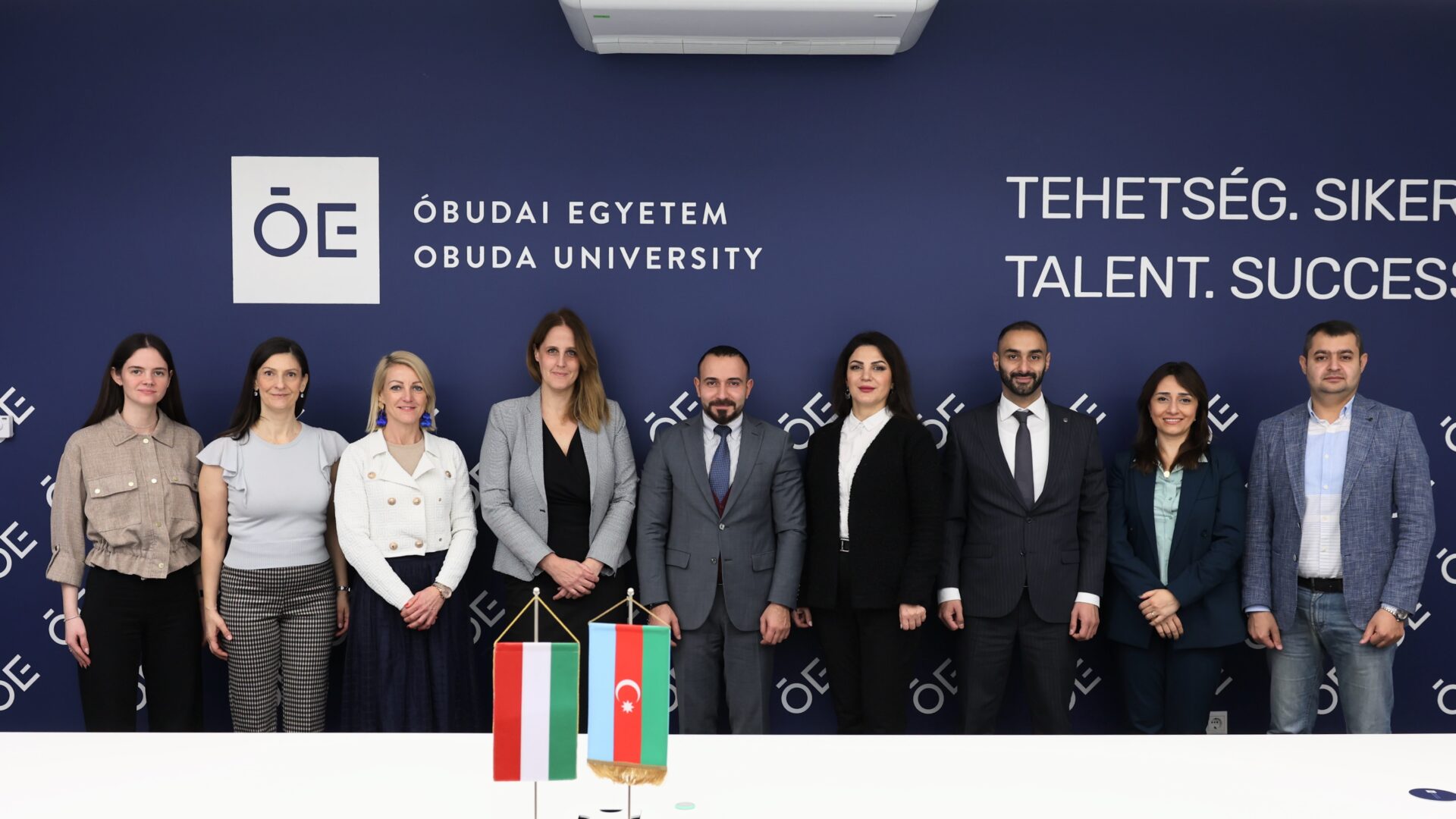 Óbuda University and UNEC Forge Academic Cooperation in Hungary